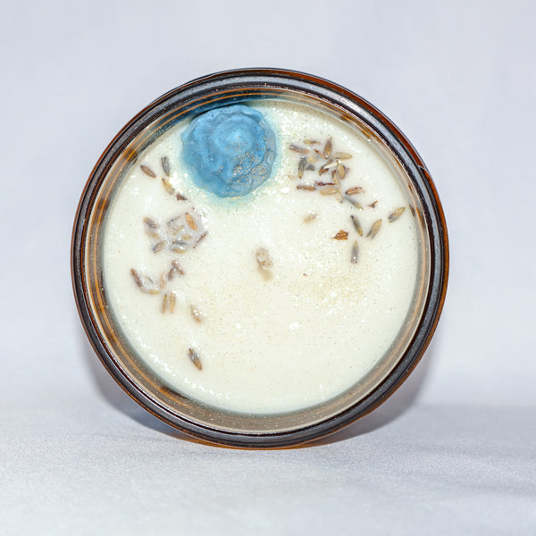 Blue Lavender & Bergamot Amber Jar