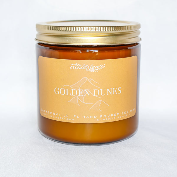 Golden Dunes Amber Jar