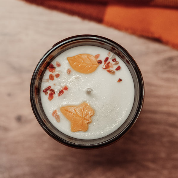 Toasted Marshmallow & Pumpkin Brûlée Amber Jar
