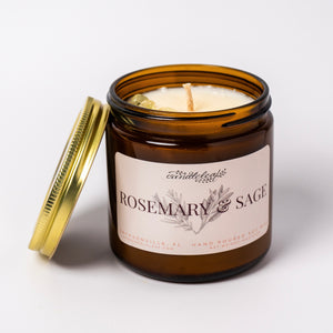 Rosemary & Sage Amber Jar
