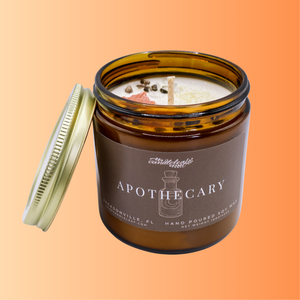 Apothecary Amber Jar
