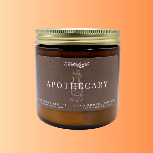 Apothecary Amber Jar