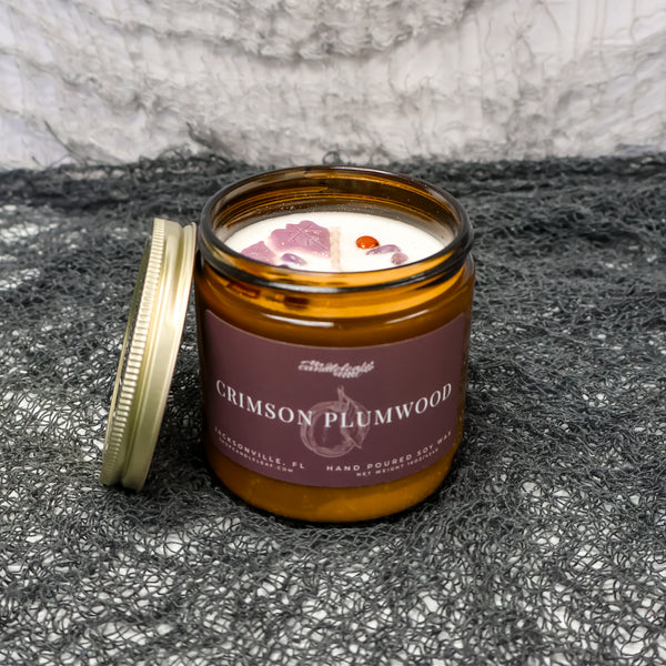 Crimson Plumwood Amber Jar