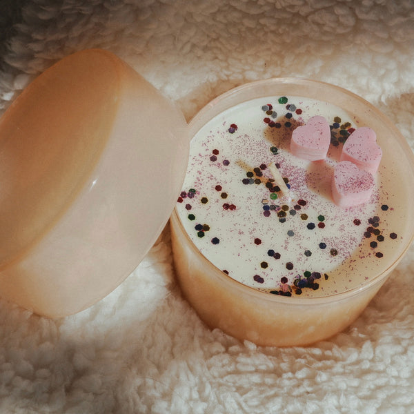 Valentine's Candle - Light Pink