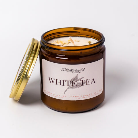 White Tea Amber Jar