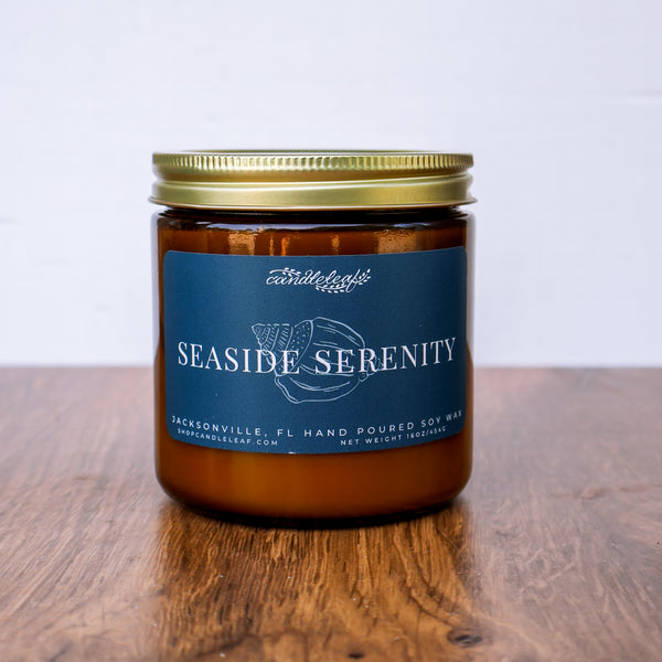 Seaside Serenity Amber Jar