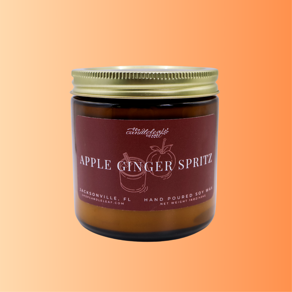 Apple Ginger Spritz Amber Jar