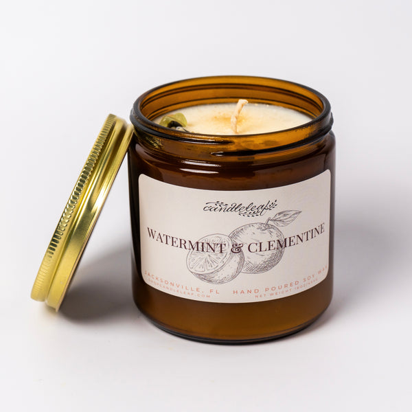 Watermint & Clementine Amber Jar