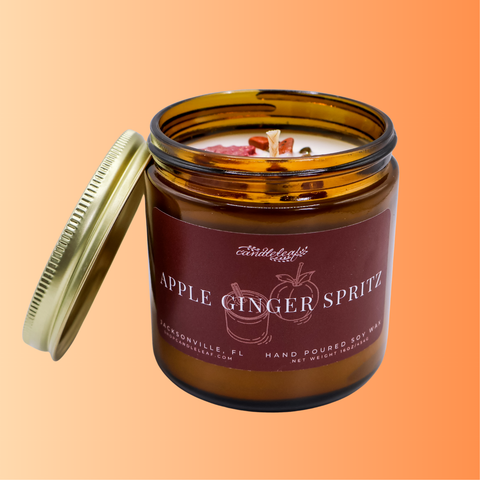 Apple Ginger Spritz Amber Jar