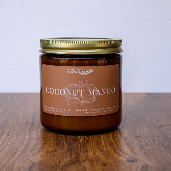 Coconut Mango Amber Jar