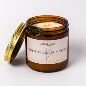 White Tea & Eucalyptus Amber Jar