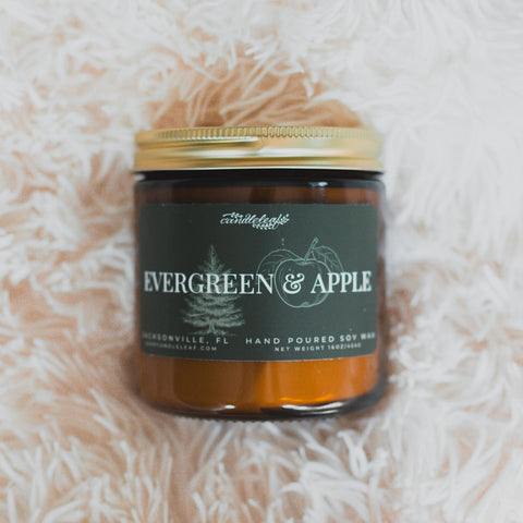 Evergreen & Apple Amber Jar