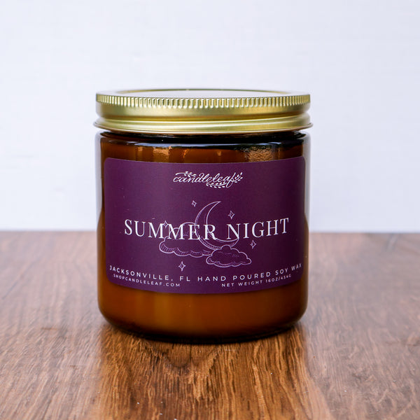 Summer Night Amber Jar