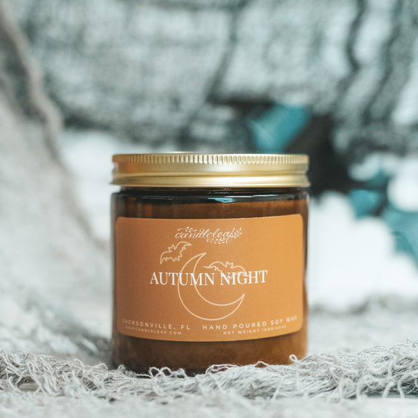 Autumn Night Amber Jar