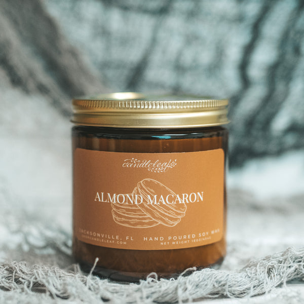 Almond Macaron Amber Jar