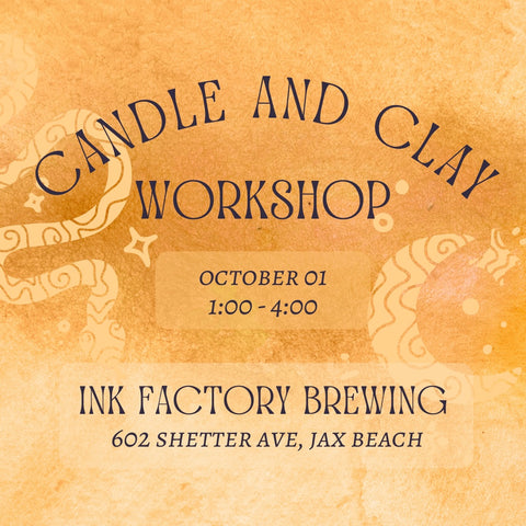 Candle & Clay Workshop with Candleleaf + Attia Designs