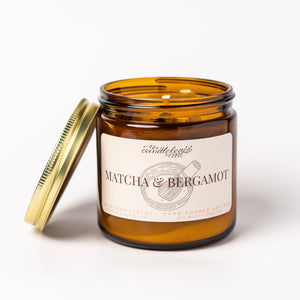 Matcha & Bergamot Amber Jar