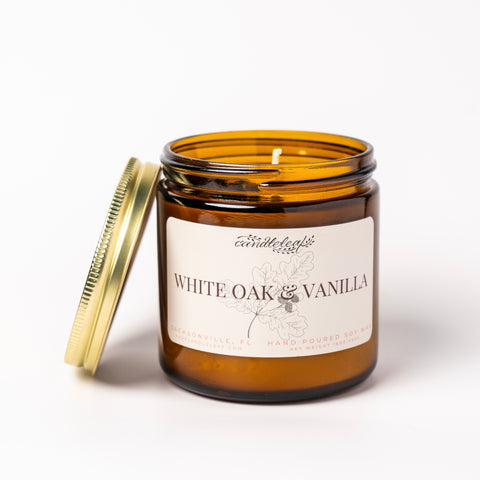 White Oak & Vanilla Amber Jar