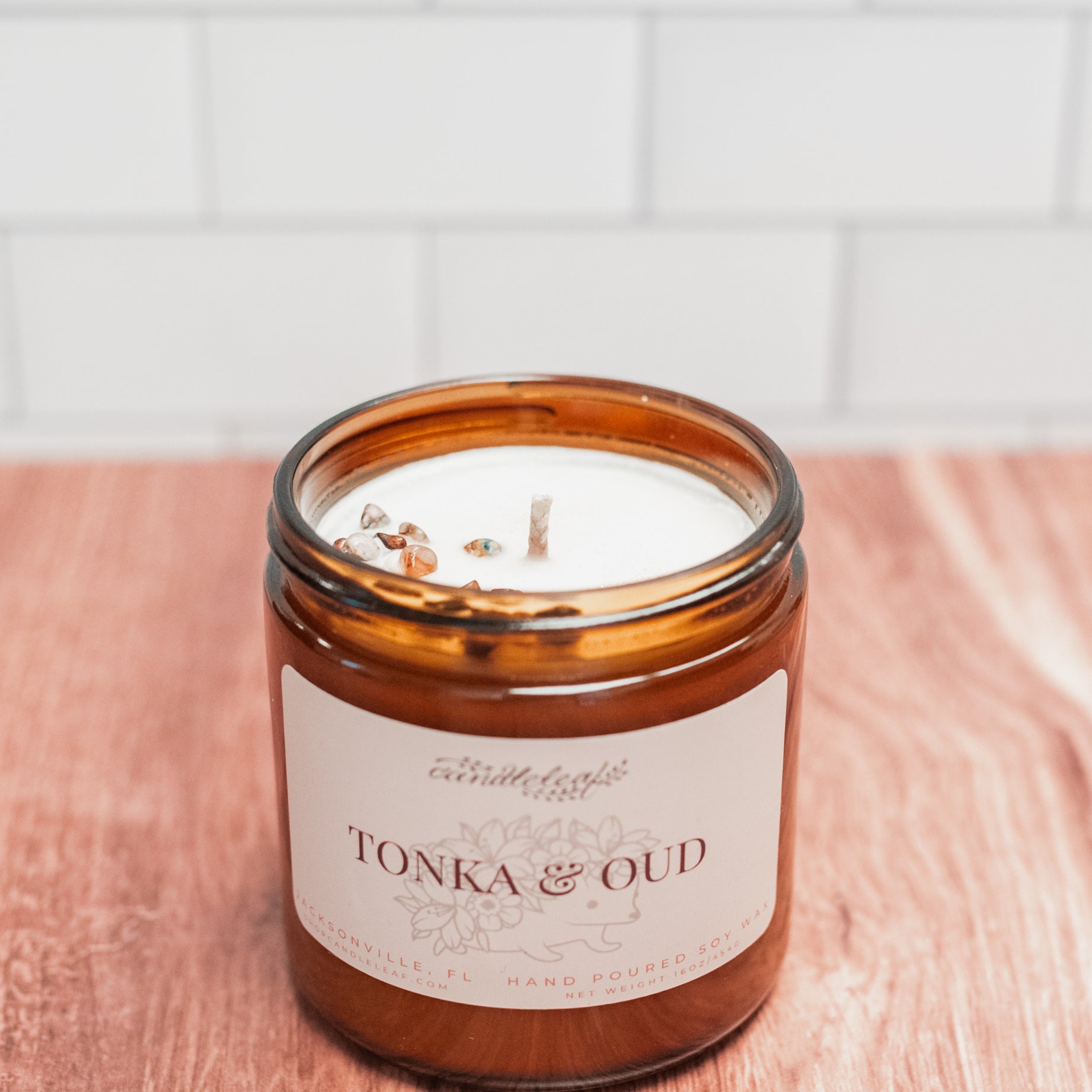 Tonka and Oud Amber Jar