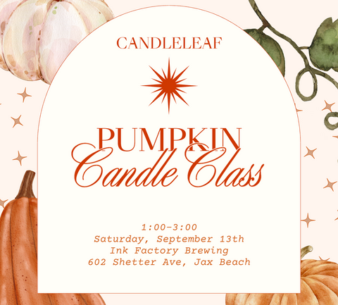 Pumpkin Candle Class