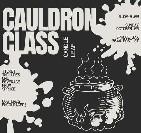 Cauldron Candle Class