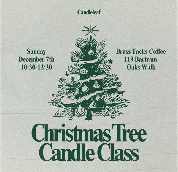 Christmas Tree Candle Class