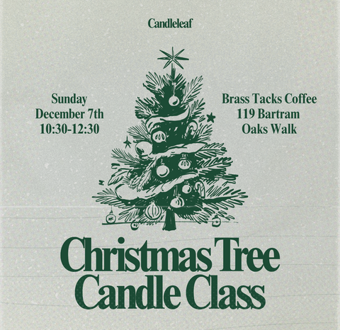 Christmas Tree Candle Class