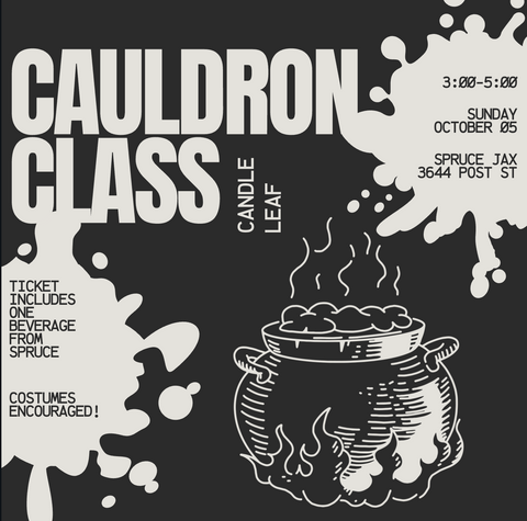 Cauldron Candle Class
