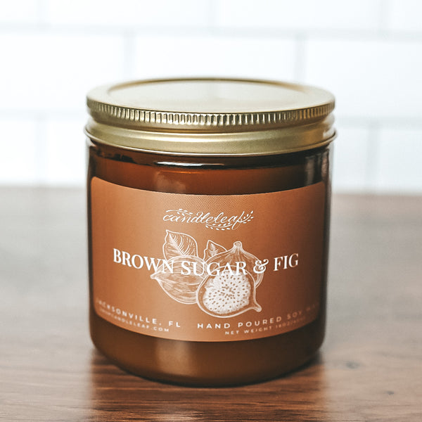 Brown Sugar & Fig Amber Jar