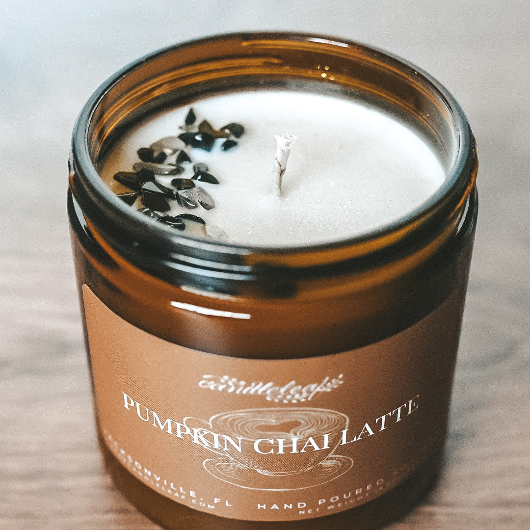 Pumpkin Chai Latte Amber Jar