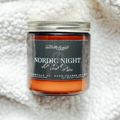 Nordic Night Amber Jar