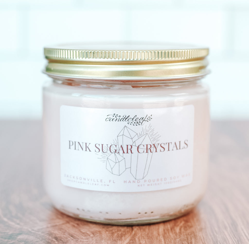 CandleScience Pink Sugar Crystals Fragrance Oil 4 oz BottleScents for Candle & Soap Making