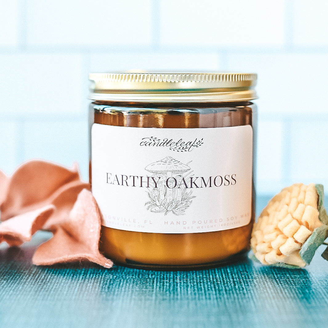 Earthy Oakmoss Amber Jar